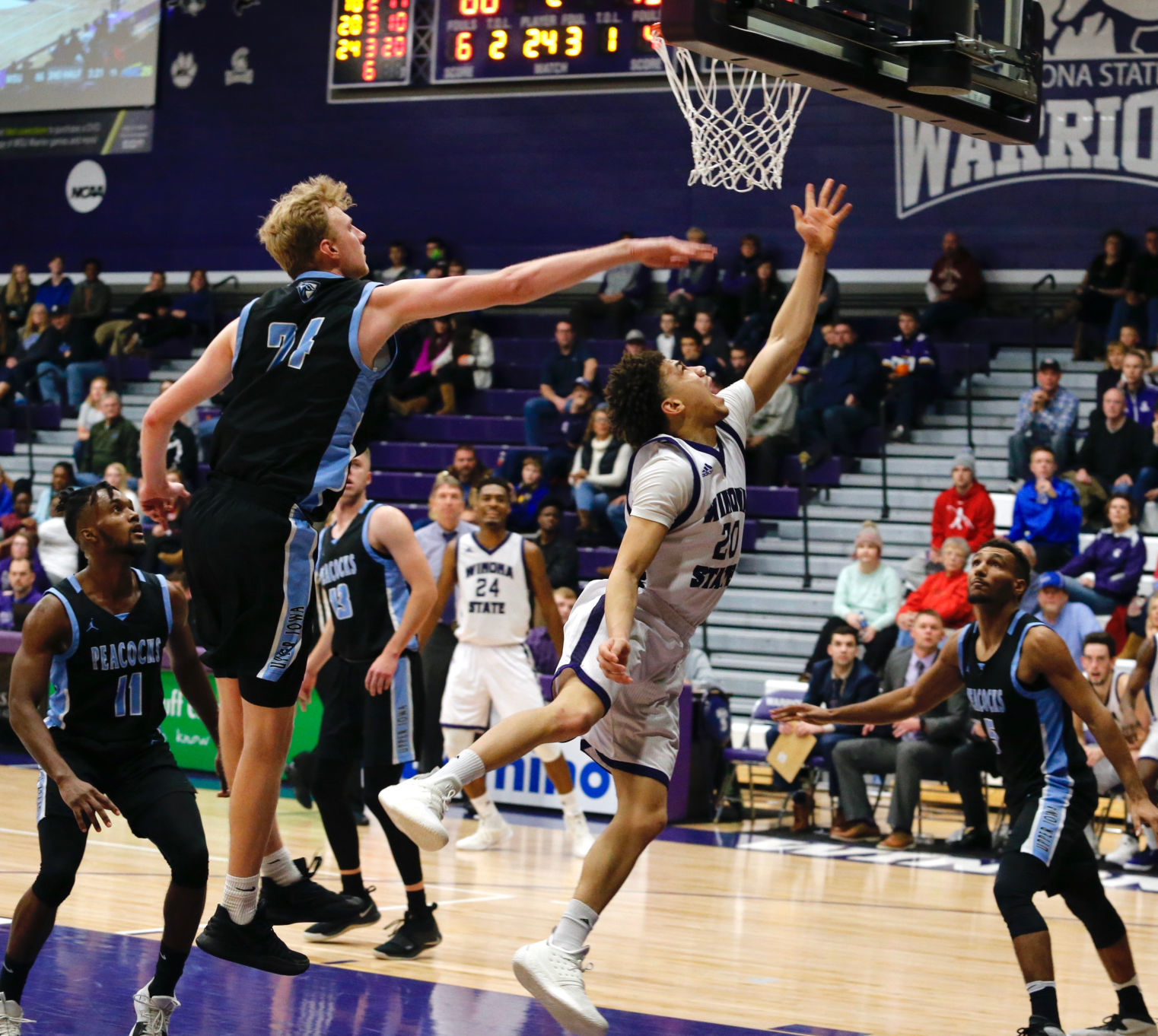 WSU MBB vs Upper Iowa 2